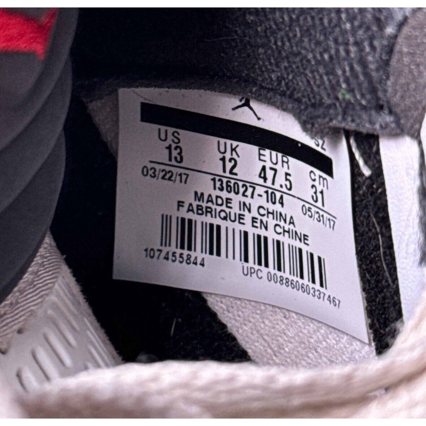 Size 13 - Air Jordan 5 Retro White Cement