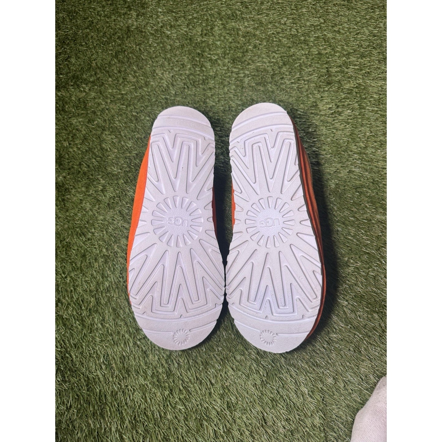 MEN UGG Tasman OrangeSlipper SHOE, Sheepskin Lined Slip-On, U.S SIZE 11, S/N5950