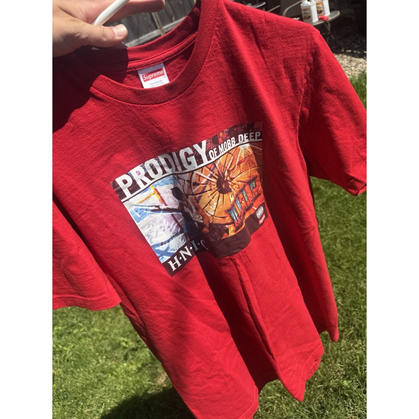 Prodigy Of Mobb Deep Red T-shirt Size Medium Lightly Used
