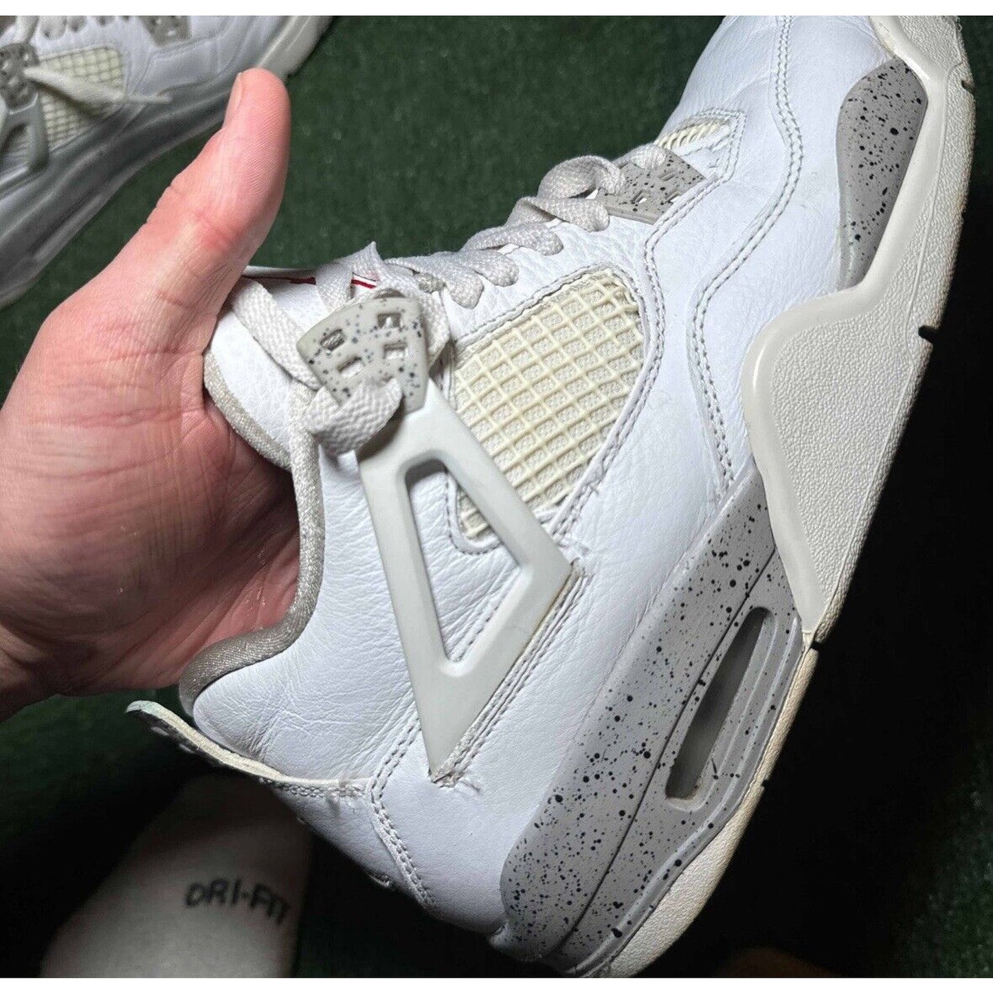 Size 7 - Jordan 4 Retro White Oreo