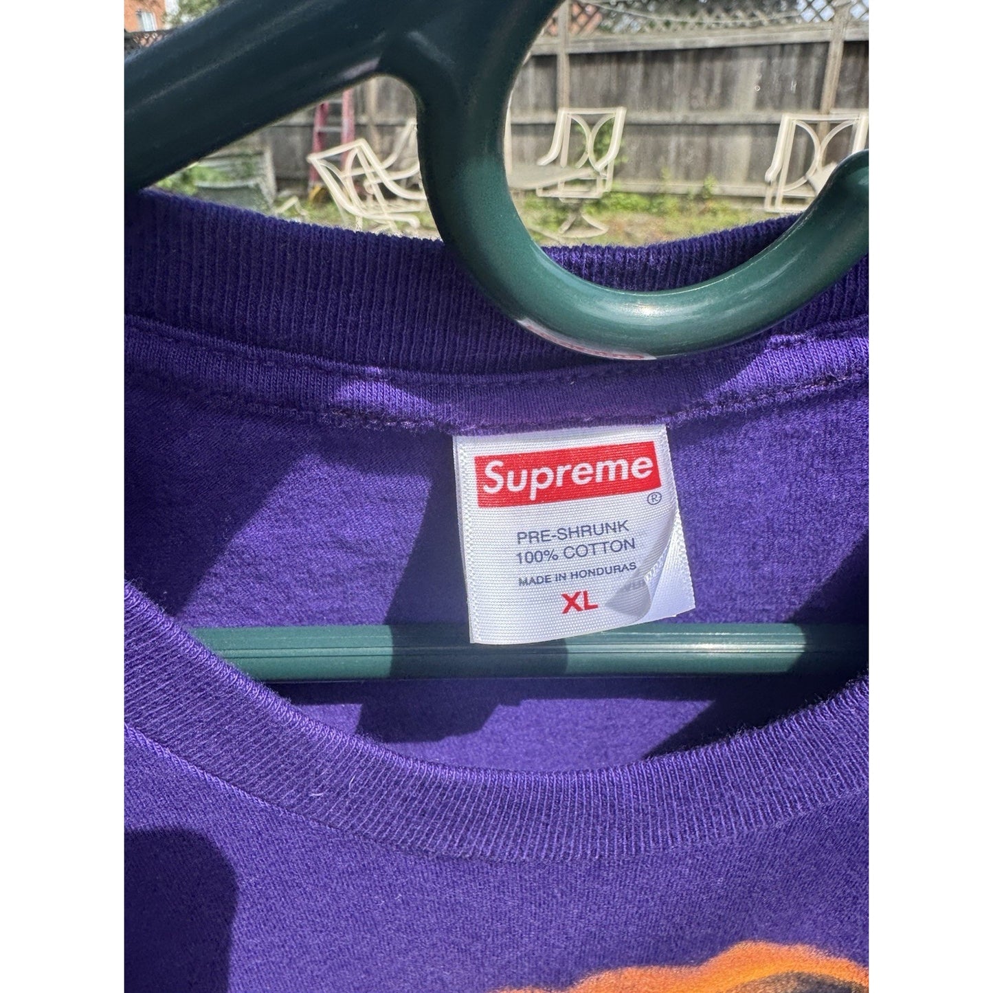 Supreme Grim Reaper Graphic Tee Purple Men's Extra Large SS26 Worn Once