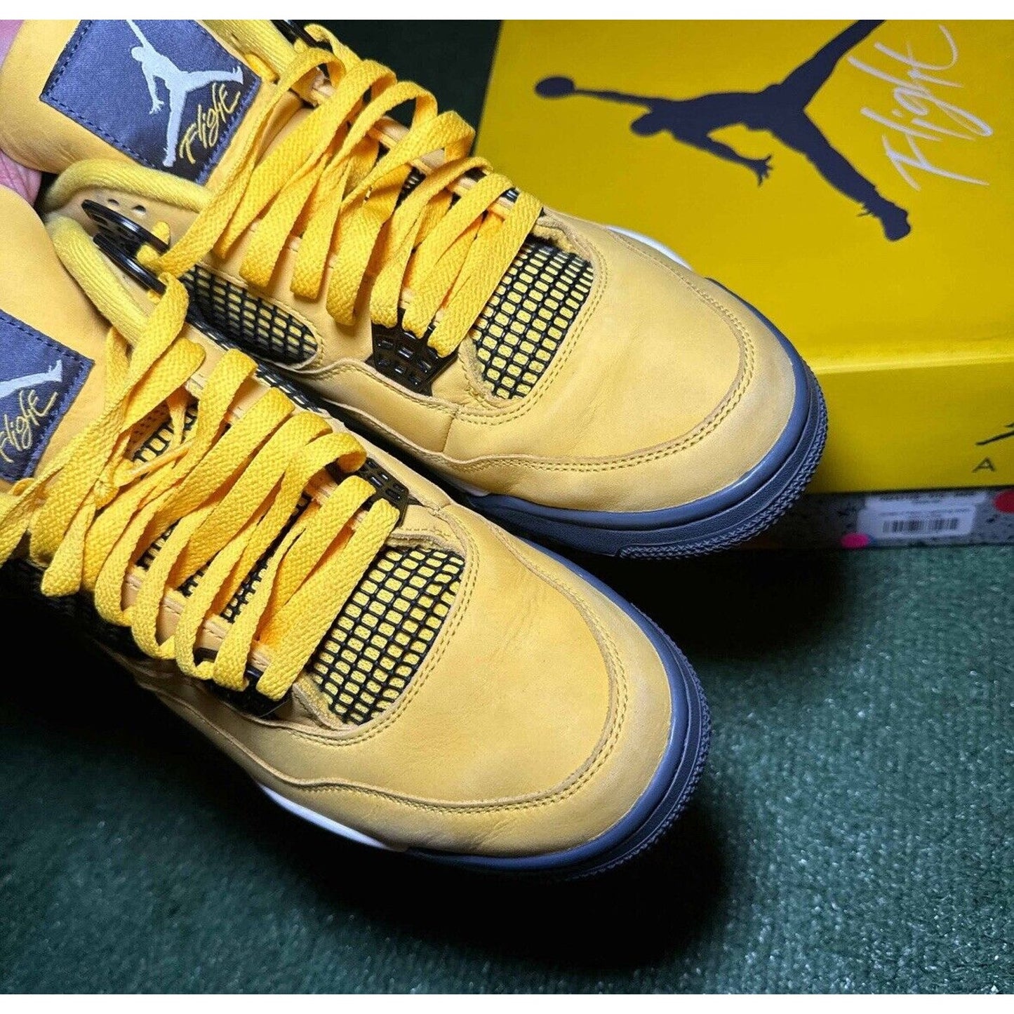 Size 12 - Jordan 4 Retro Mid Lightning