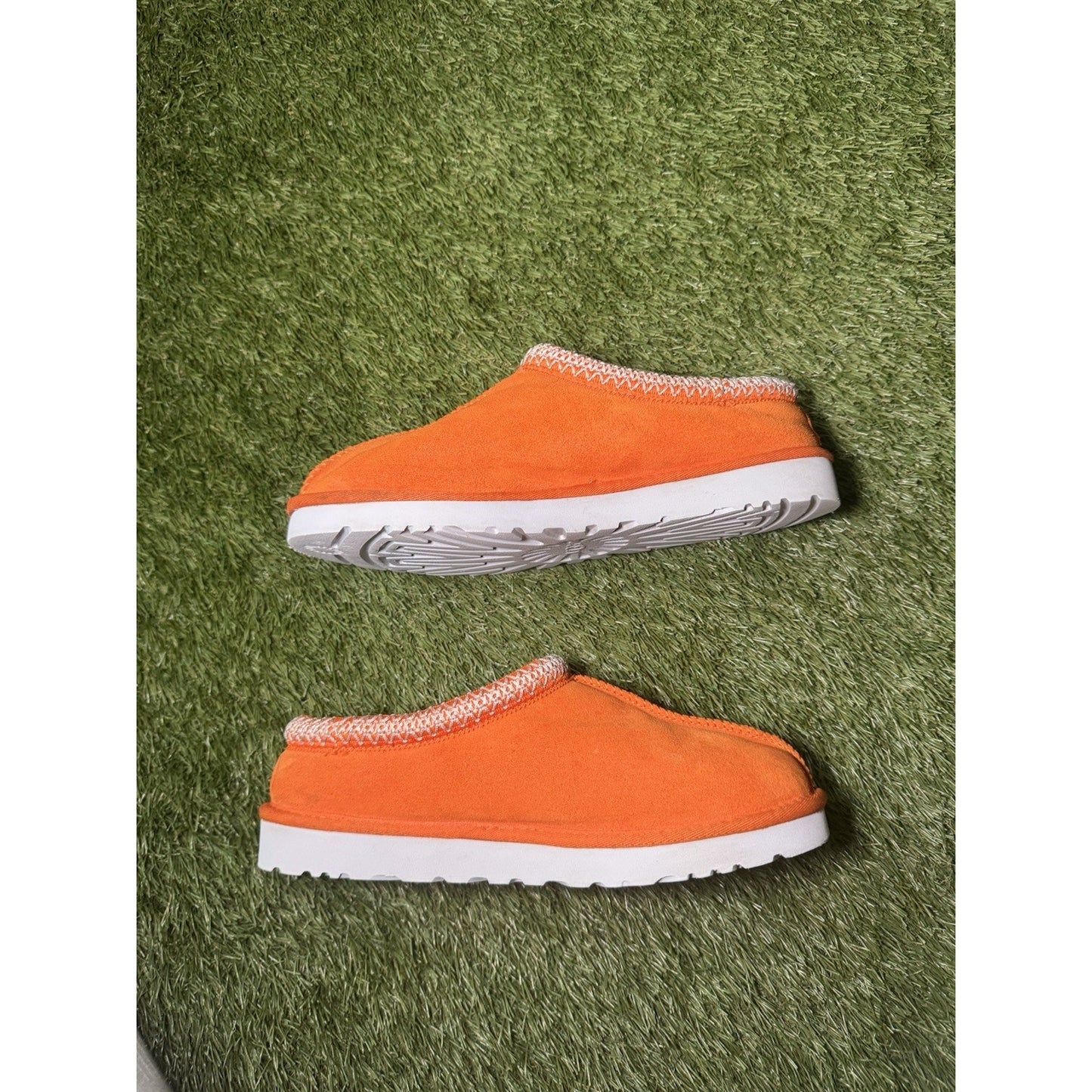 MEN UGG Tasman OrangeSlipper SHOE, Sheepskin Lined Slip-On, U.S SIZE 11, S/N5950