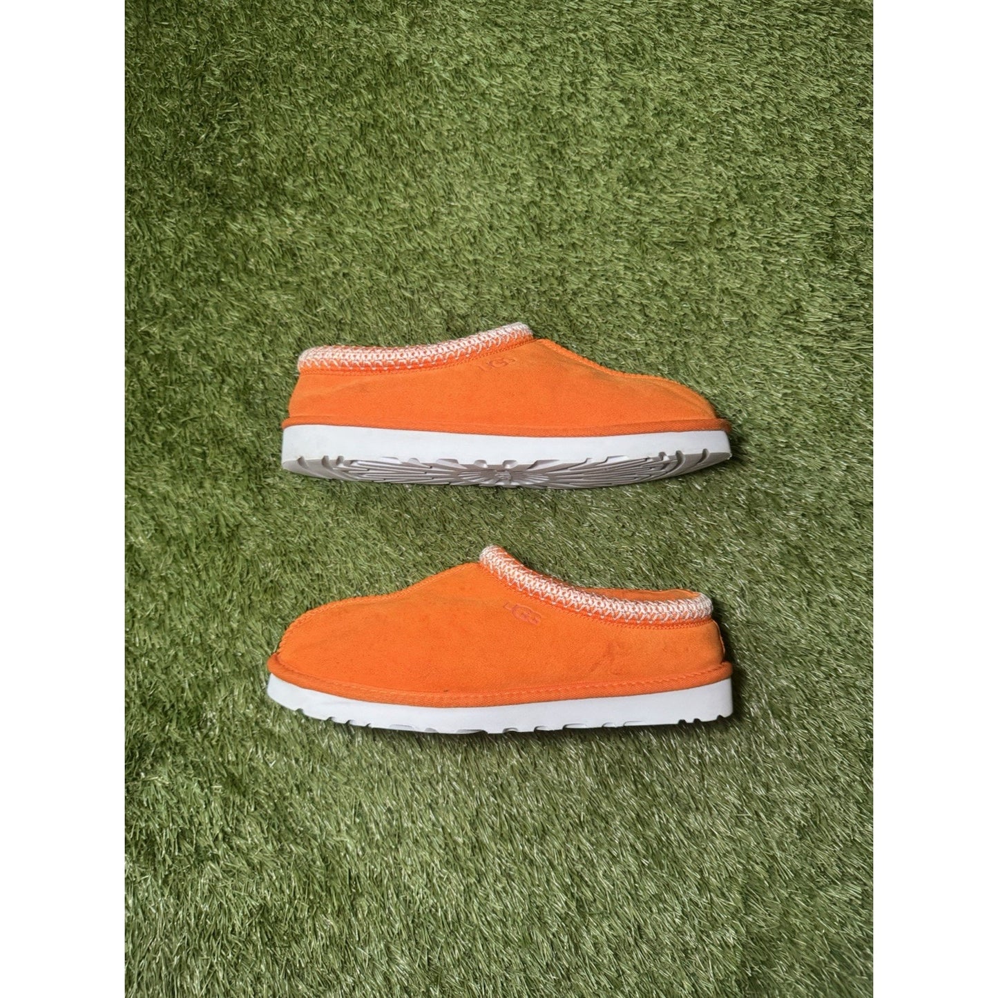 MEN UGG Tasman OrangeSlipper SHOE, Sheepskin Lined Slip-On, U.S SIZE 11, S/N5950