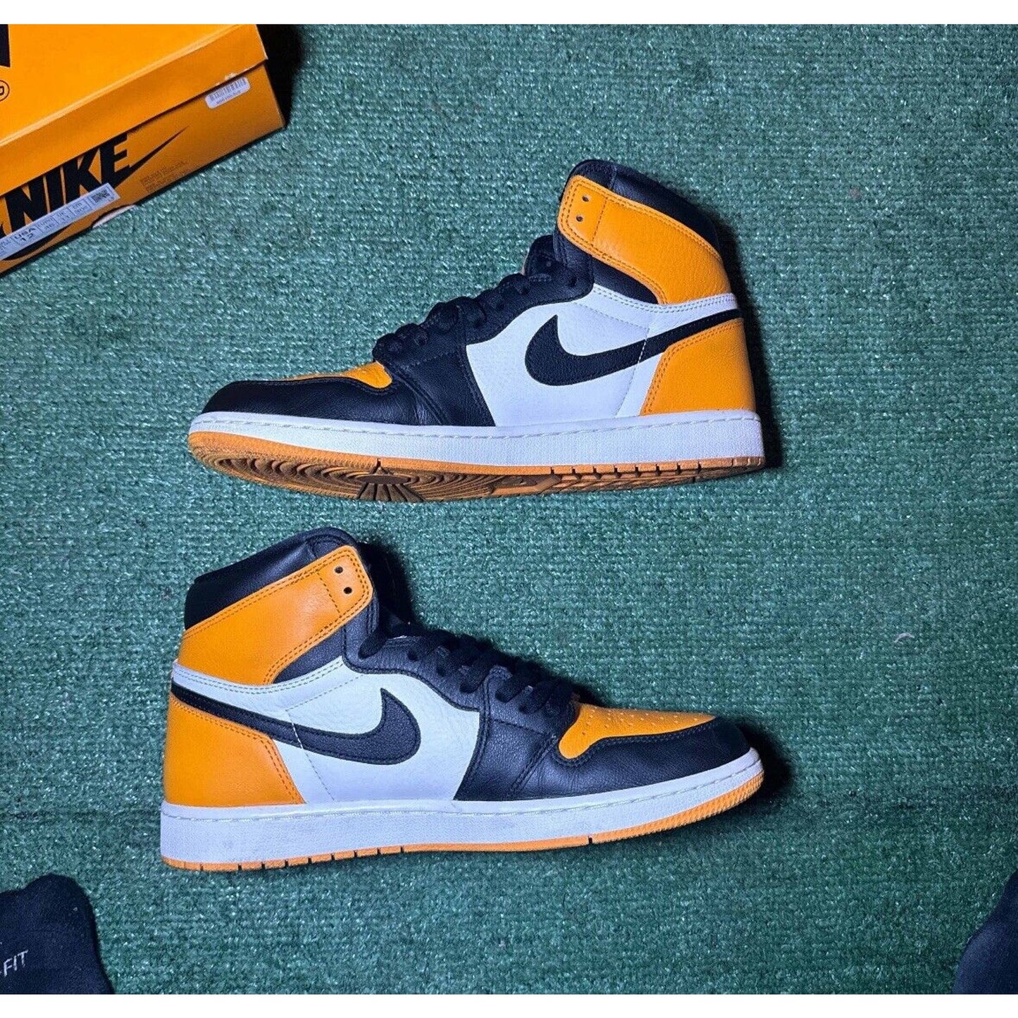 Size 12 - Jordan 1 Retro OG High Yellow Toe