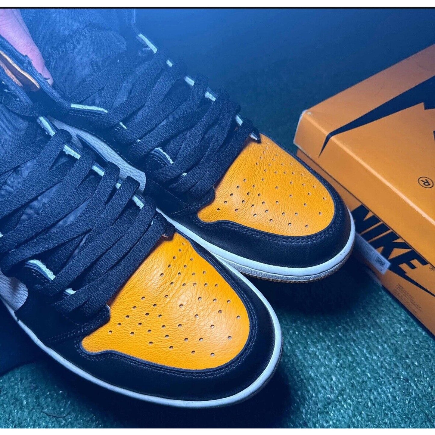 Size 12 - Jordan 1 Retro OG High Yellow Toe