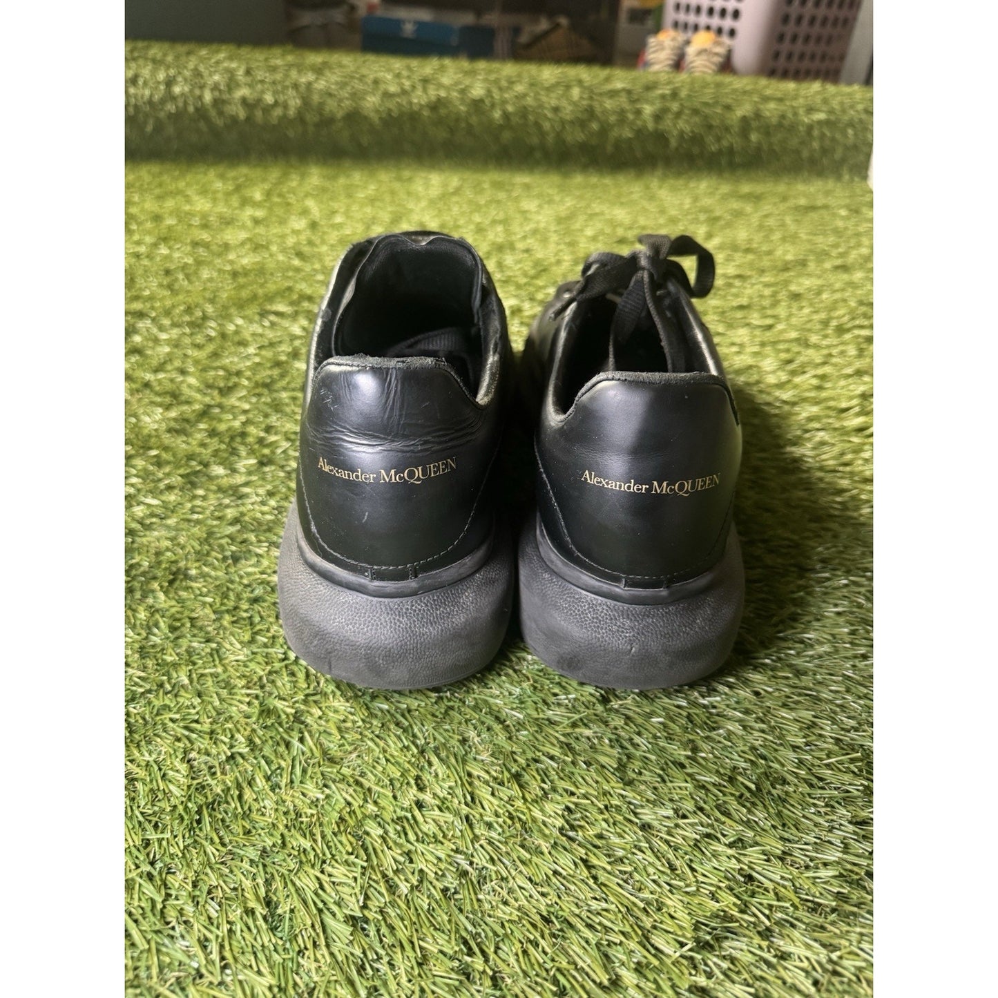 Alexander McQueen Oversized Sneaker Men’s All Black Size 45.5 / 12.5-13 U.S. Men