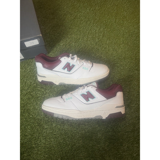 New Balance 550 Burgundy Cyan | BB550WBG | US Size 12 Shoes Sneakers