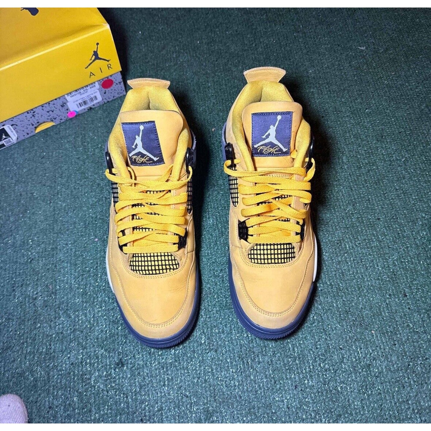 Size 12 - Jordan 4 Retro Mid Lightning