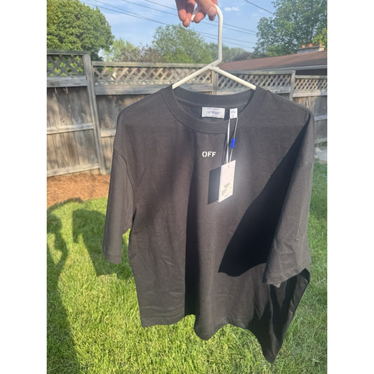 Off-White Spray Arrow T-Shirt Black Size Large