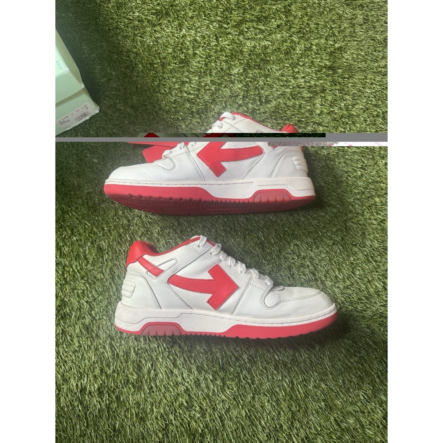 Off-White Out of Office Low White Red Size 42 EU / 9 U.S. Men's Sneakers