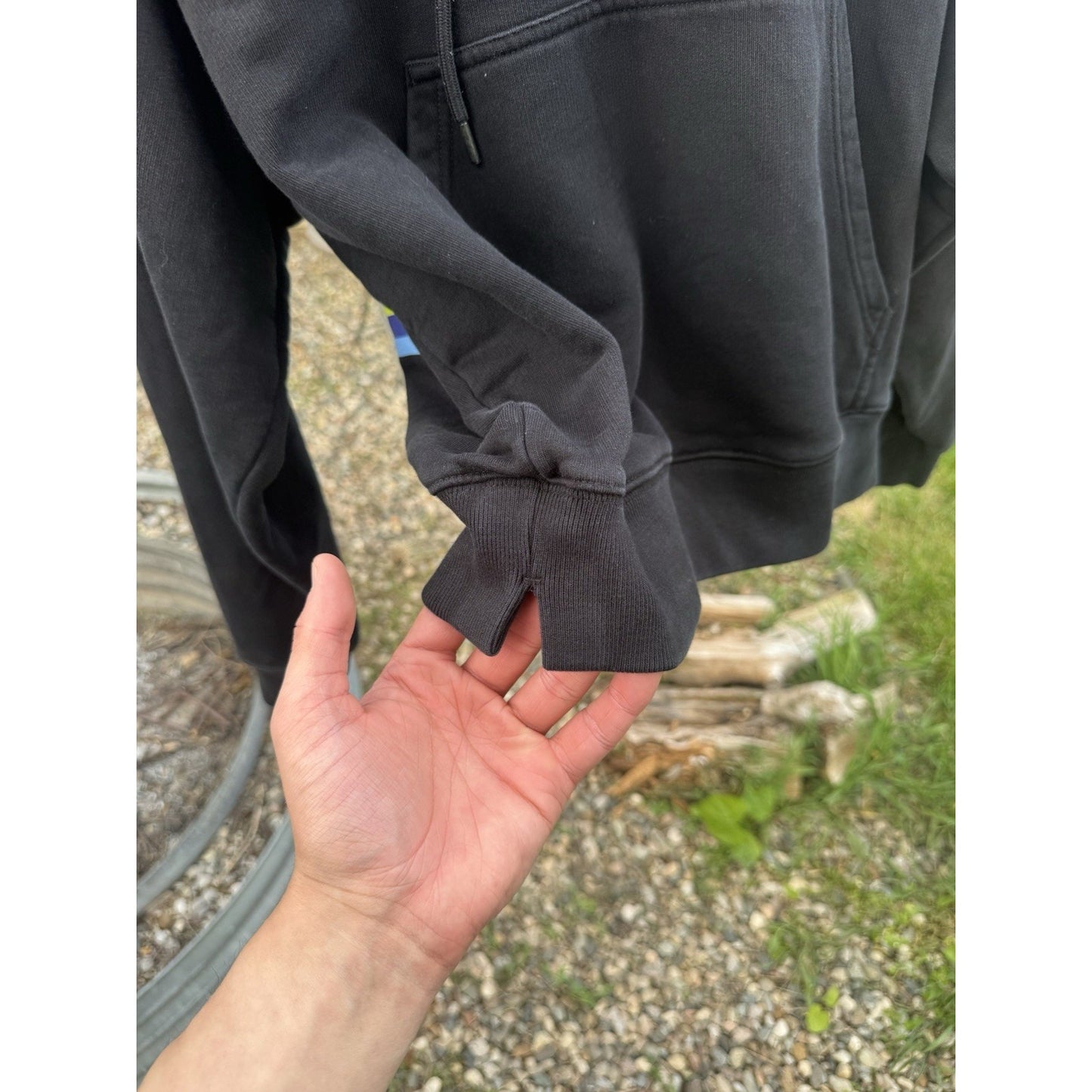 Off-White Thunder Hoodie Size Extra Small (Fits Small-Medium)