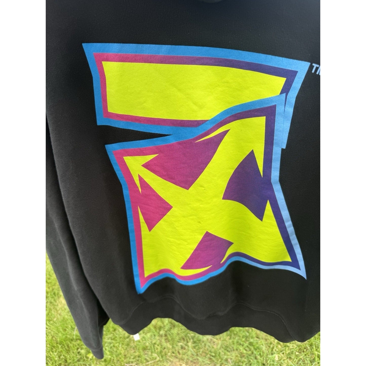 Off-White Thunder Hoodie Size Extra Small (Fits Small-Medium)