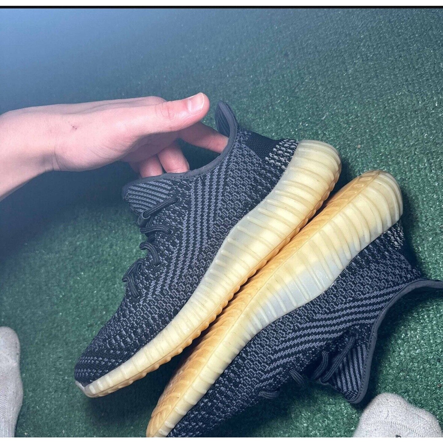 Size 10 - adidas Yeezy Boost 350 V2 Low Carbon