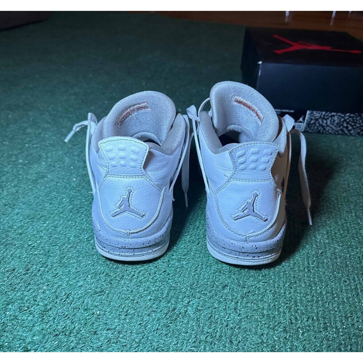 Size 7 - Jordan 4 Retro White Oreo