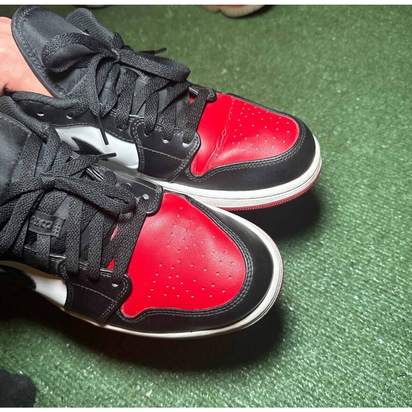 Size 11.5 - Jordan 1 Low Bred Toe