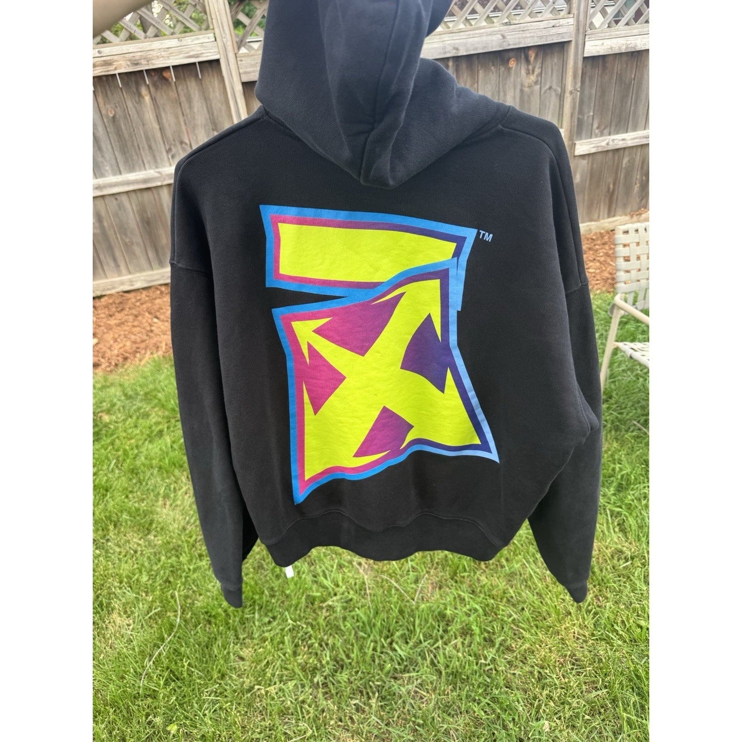 Off-White Thunder Hoodie Size Extra Small (Fits Small-Medium)