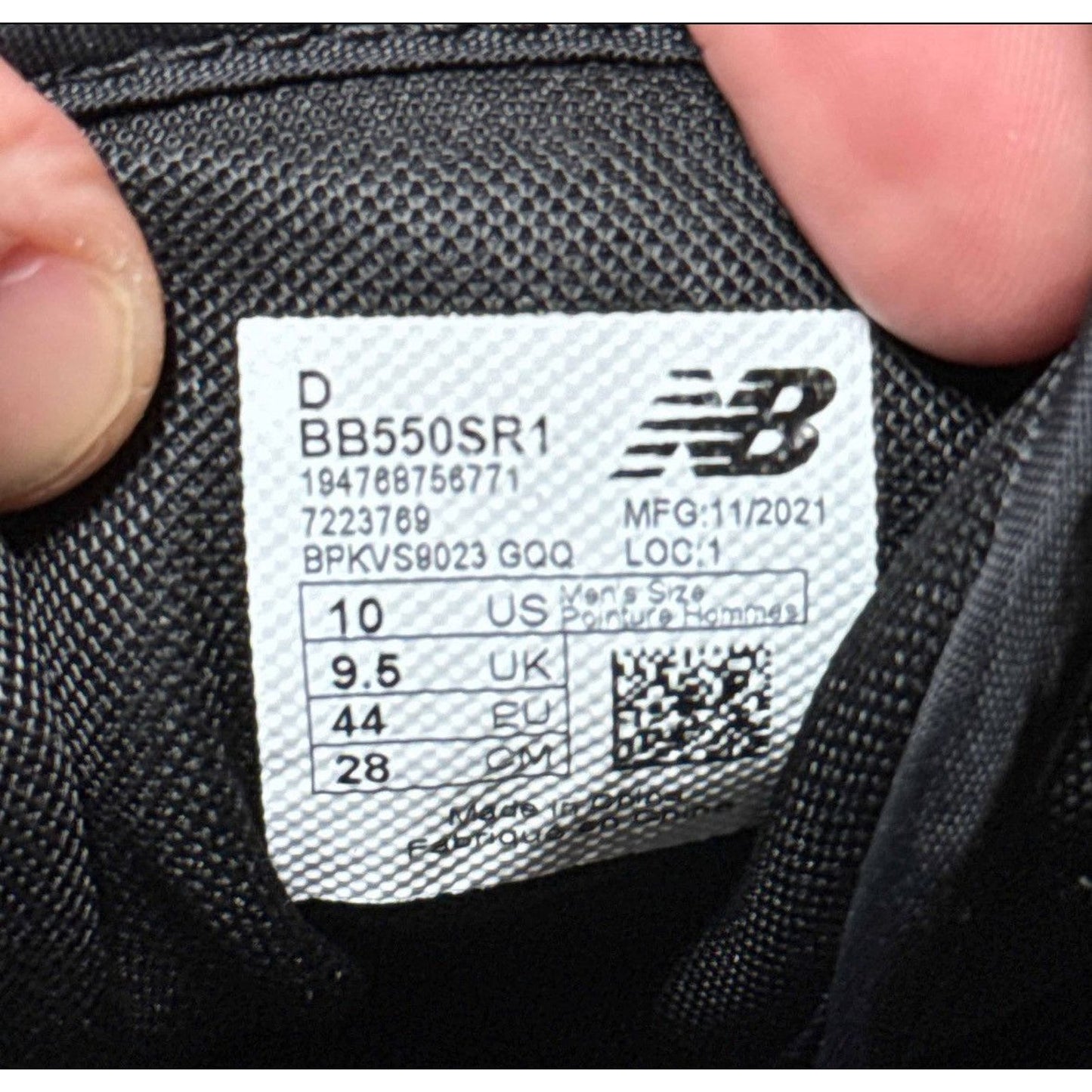 New Balance 550 ‘Grey Black’