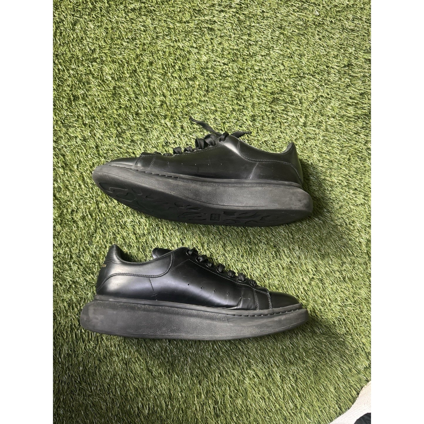 Alexander McQueen Oversized Sneaker Men’s All Black Size 45.5 / 12.5-13 U.S. Men
