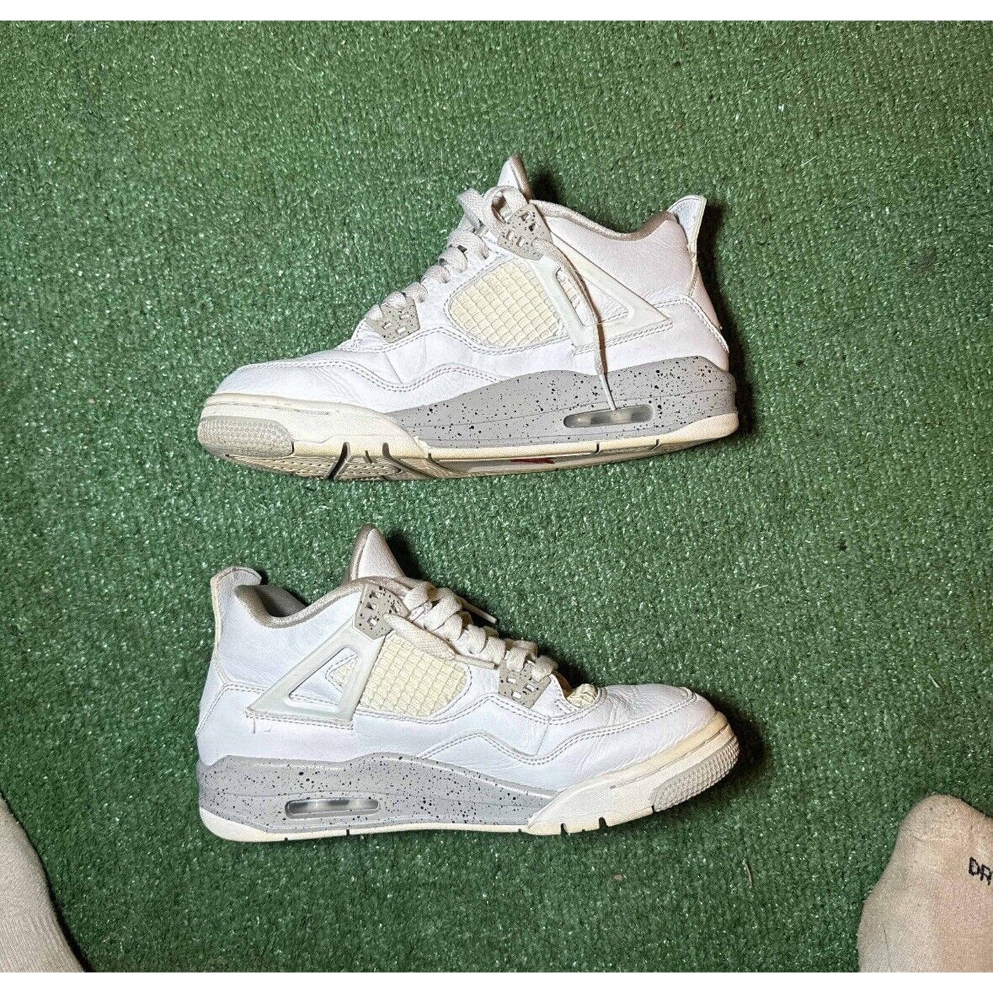 Size 7 - Jordan 4 Retro White Oreo