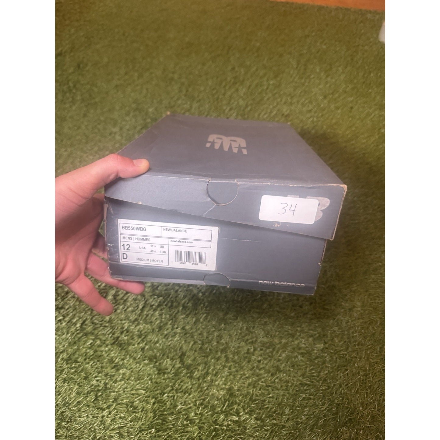 New Balance 550 Burgundy Cyan | BB550WBG | US Size 12 Shoes Sneakers