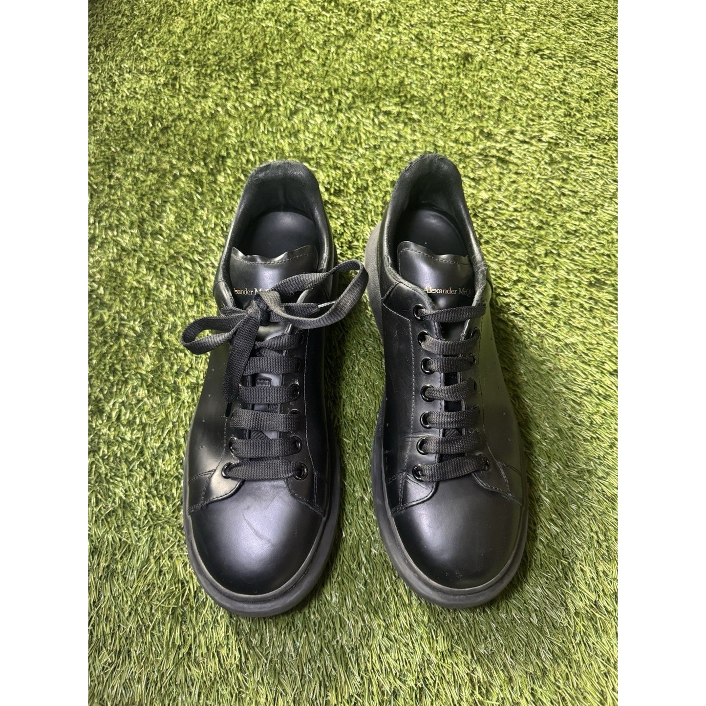 Alexander McQueen Oversized Sneaker Men’s All Black Size 45.5 / 12.5-13 U.S. Men